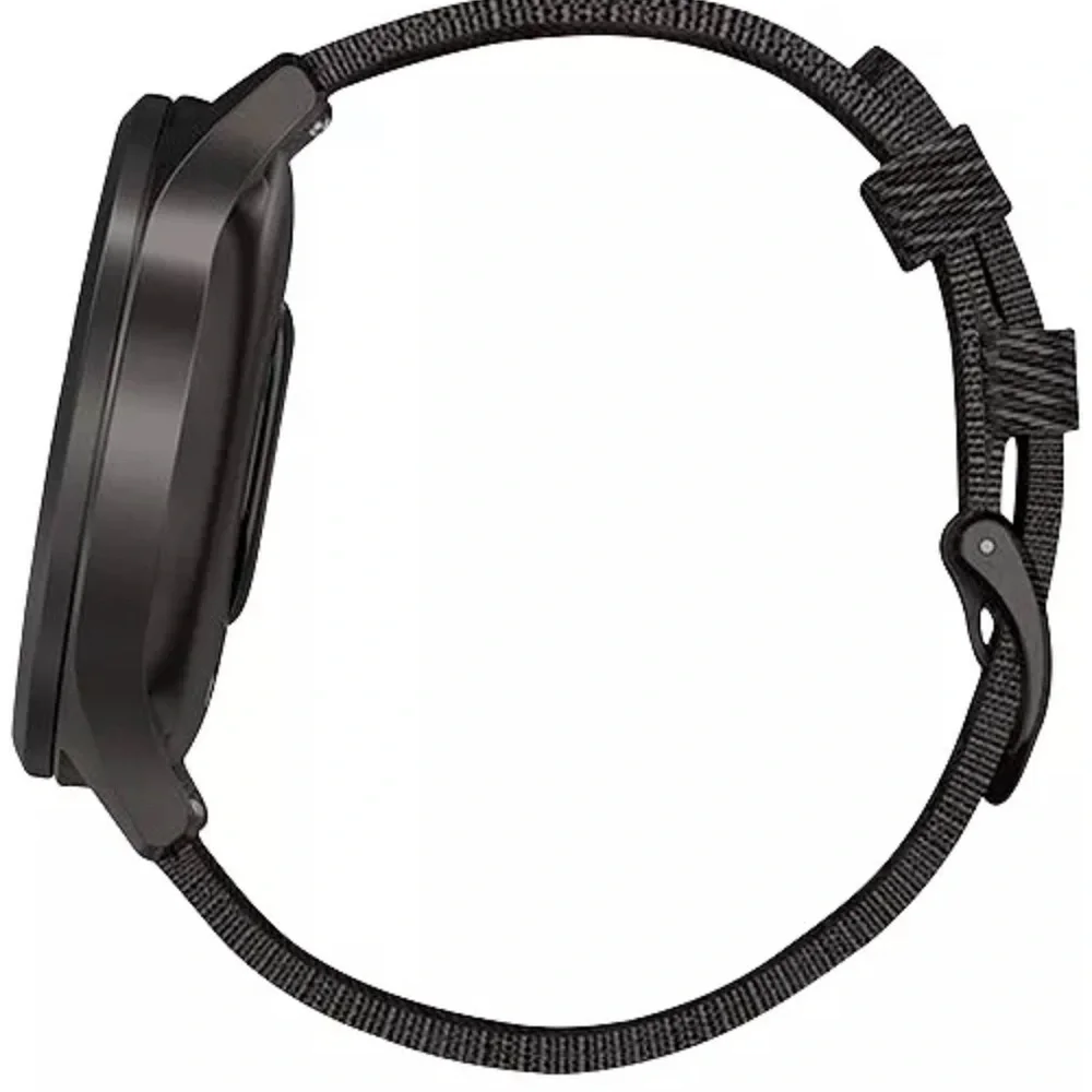 Garmin Unisex Vivomove 3 Style Black Nylon Strap Smart Watch 24.1mm